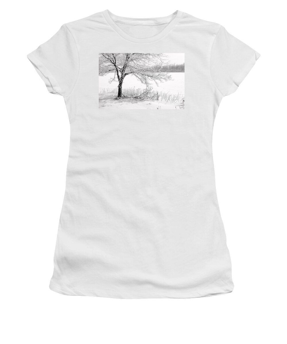 Canada Women's T-Shirt featuring the photograph Early Frost by Doug Gibbons