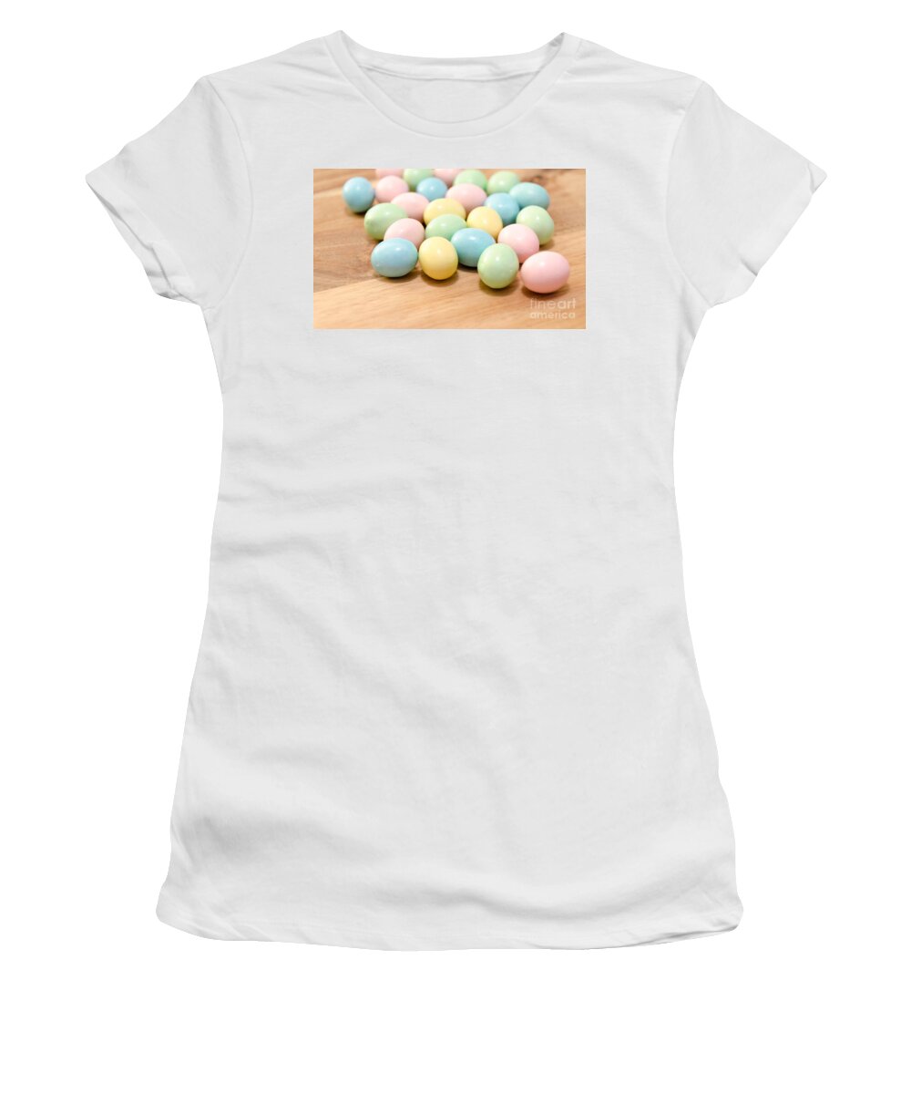 Decoration Women's T-Shirt featuring the photograph Easter Eggs 3 by Andrea Anderegg