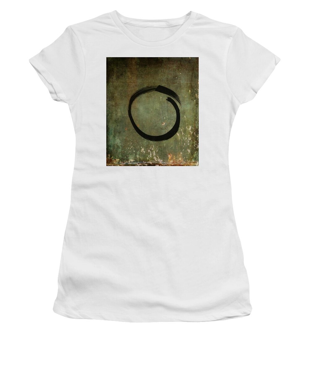 Enso Women's T-Shirt featuring the painting Enso #6 - As Time Goes By by Marianna Mills