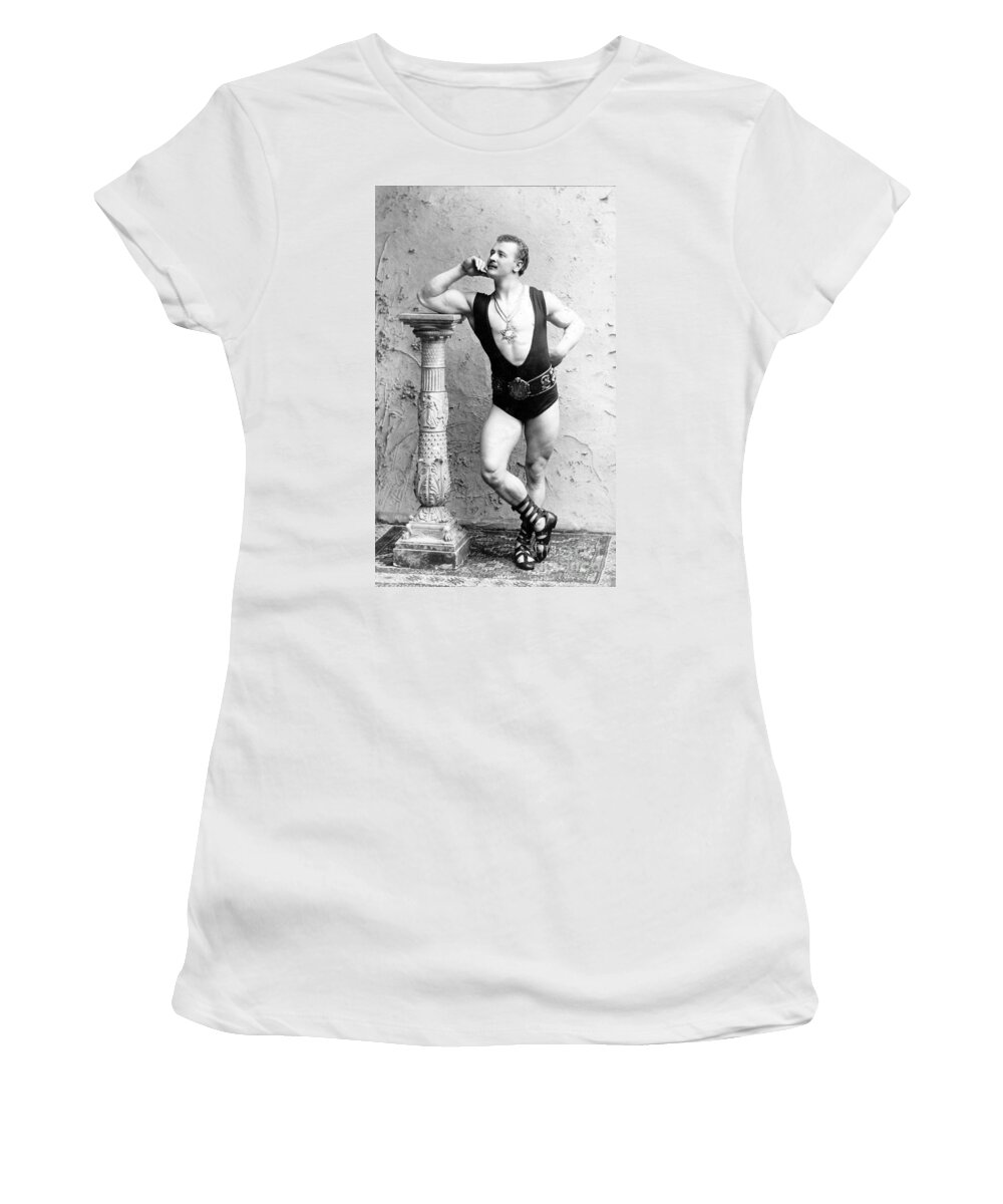 Erotica Women's T-Shirt featuring the photograph Eugen Sandow, Father Of Modern by Science Source