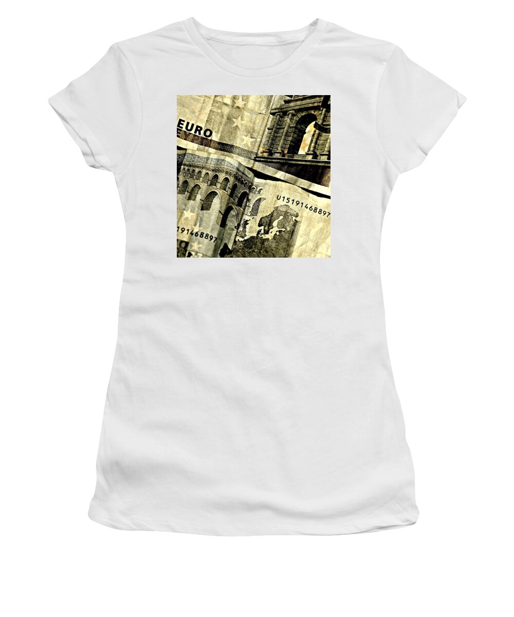 Euro Women's T-Shirt featuring the photograph Euro by Diana Angstadt