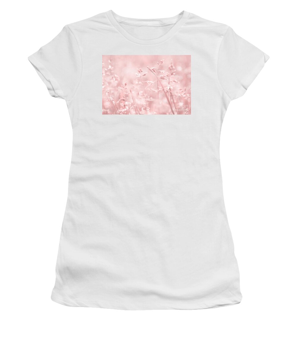 Pink Women's T-Shirt featuring the photograph Femina by Aimelle Ml