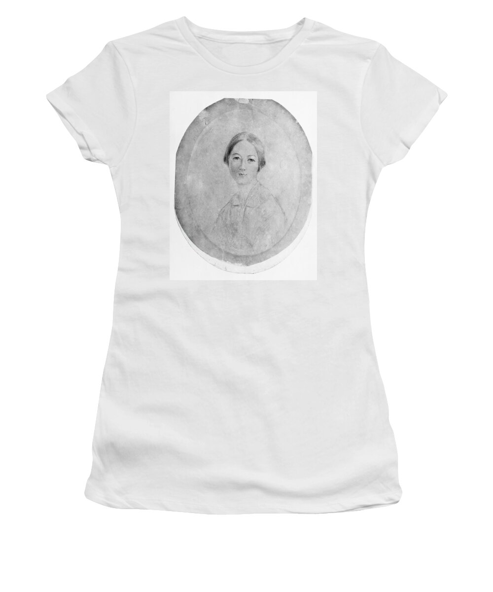 1846 Women's T-Shirt featuring the photograph Florence Nightingale by Elizabeth Eastlake
