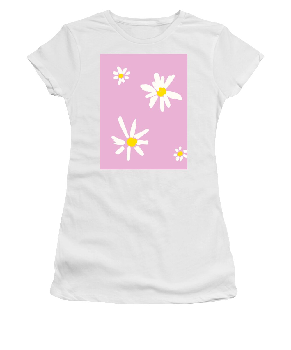 #flower Handle Women's T-Shirt featuring the digital art Flower handle by Sari Kurazusi