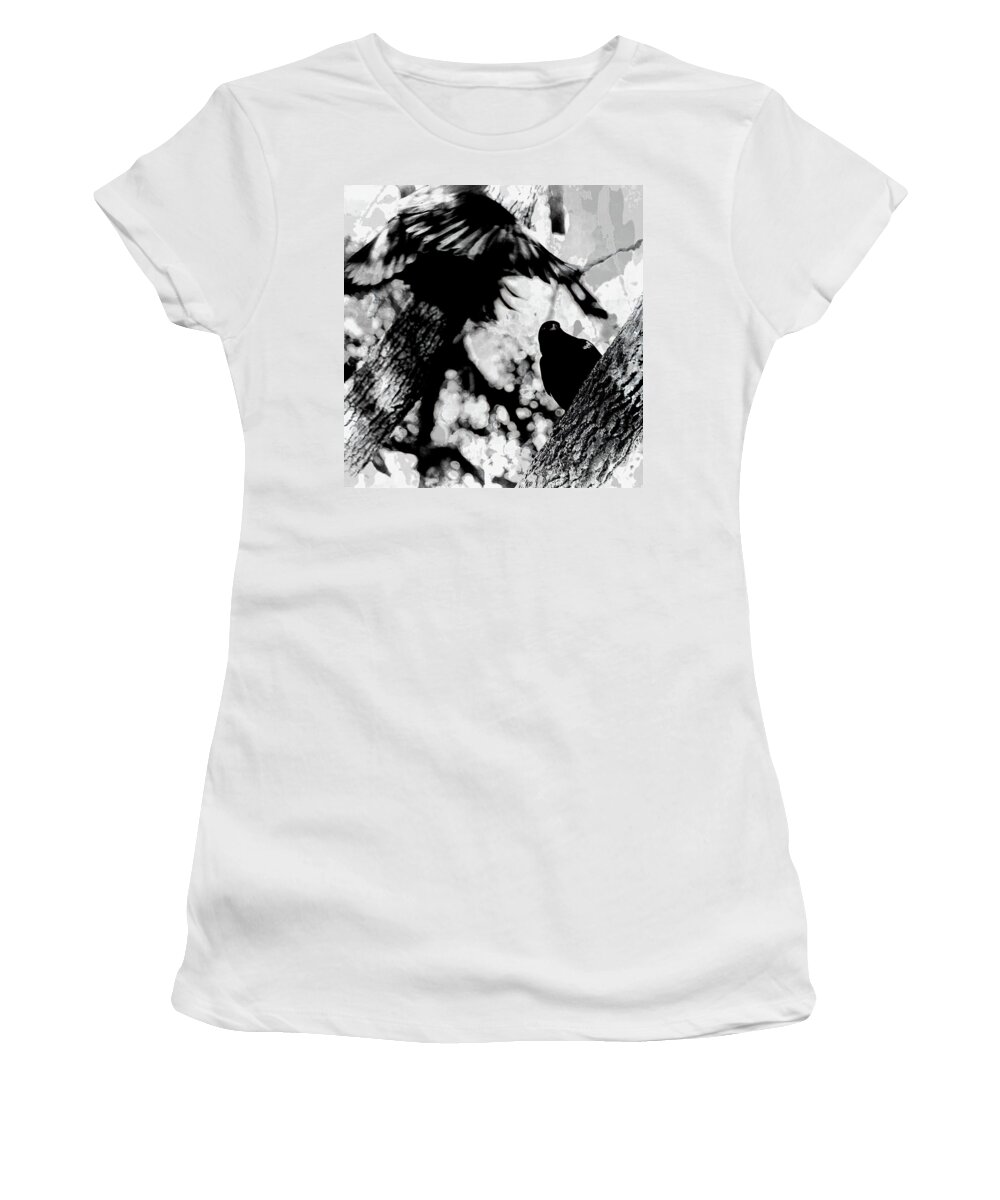  Women's T-Shirt featuring the photograph Fly by Stoney Lawrentz