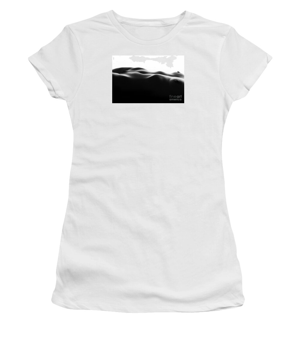 Artistic Women's T-Shirt featuring the photograph Follow the River by Robert WK Clark