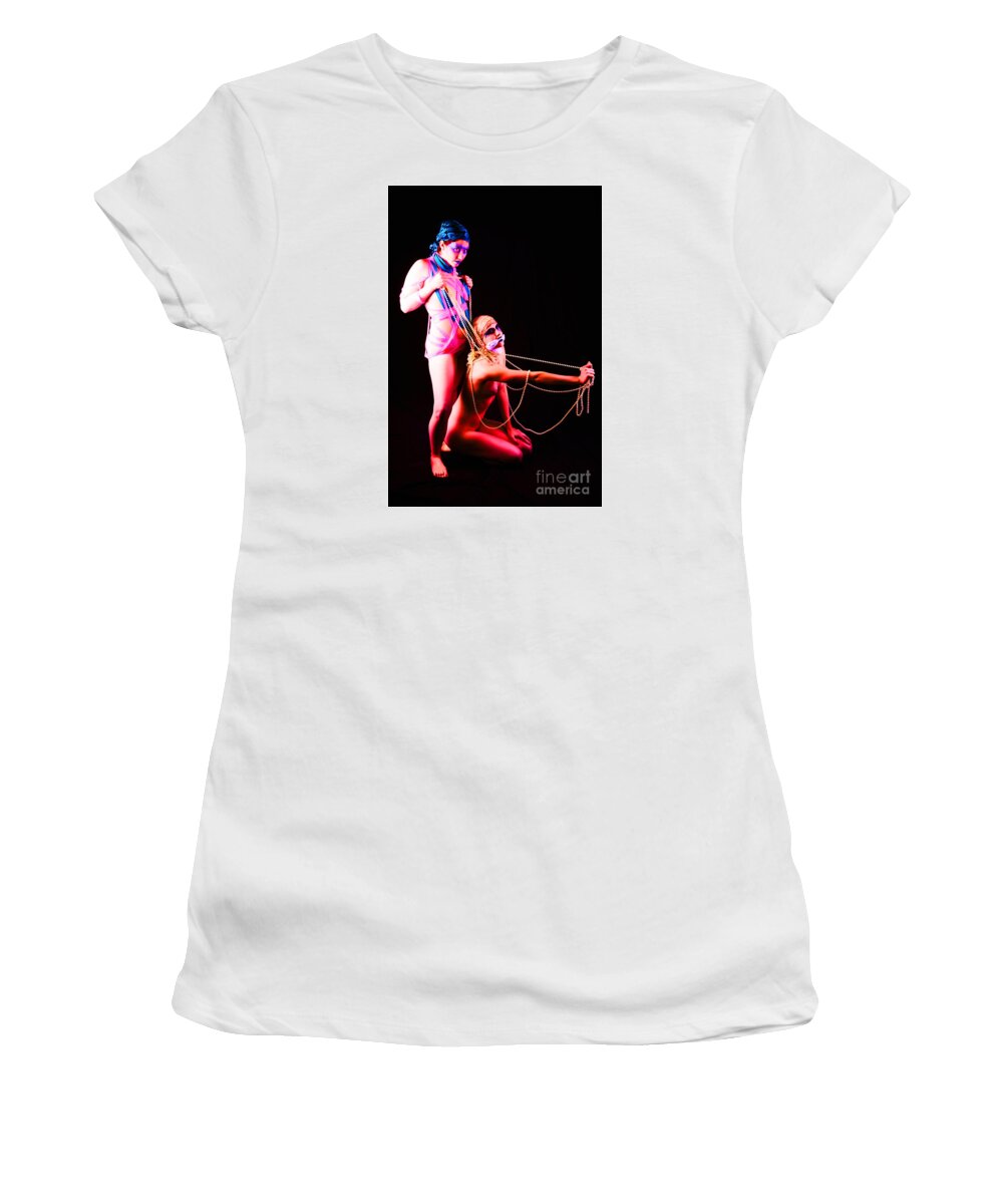 Fetish Photographs Women's T-Shirt featuring the photograph Free me by Robert WK Clark