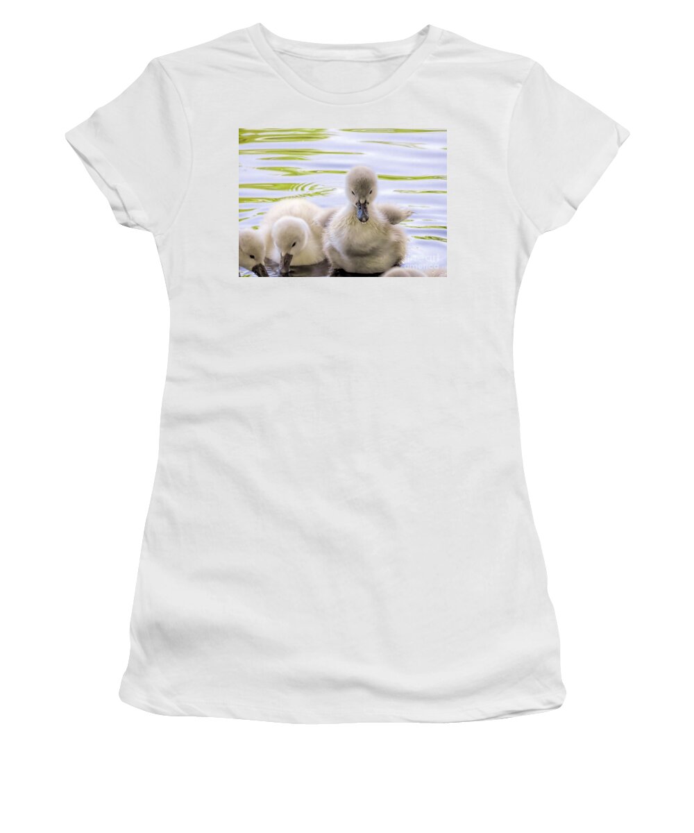 Fuzzy Women's T-Shirt featuring the photograph Fuzzy by Janice Drew