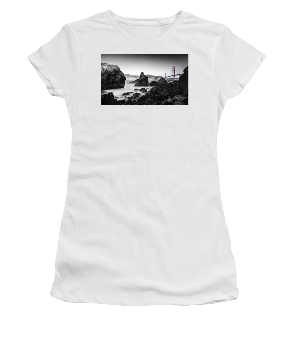 San Francisco Women's T-Shirt featuring the photograph Golden Gate Colour by Chris Cousins
