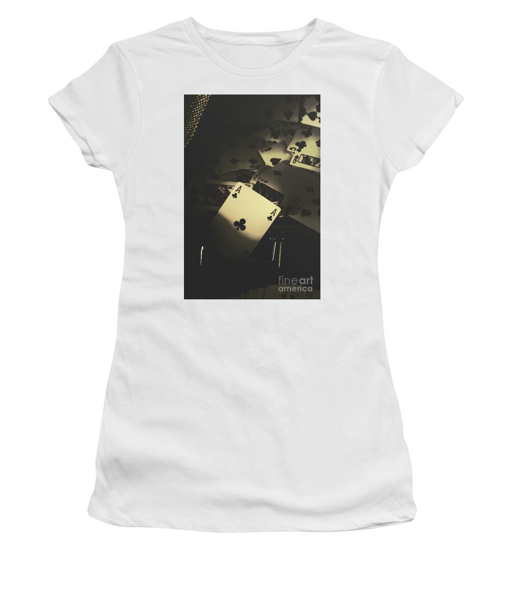 Ace Women's T-Shirt featuring the photograph Got game by Jorgo Photography