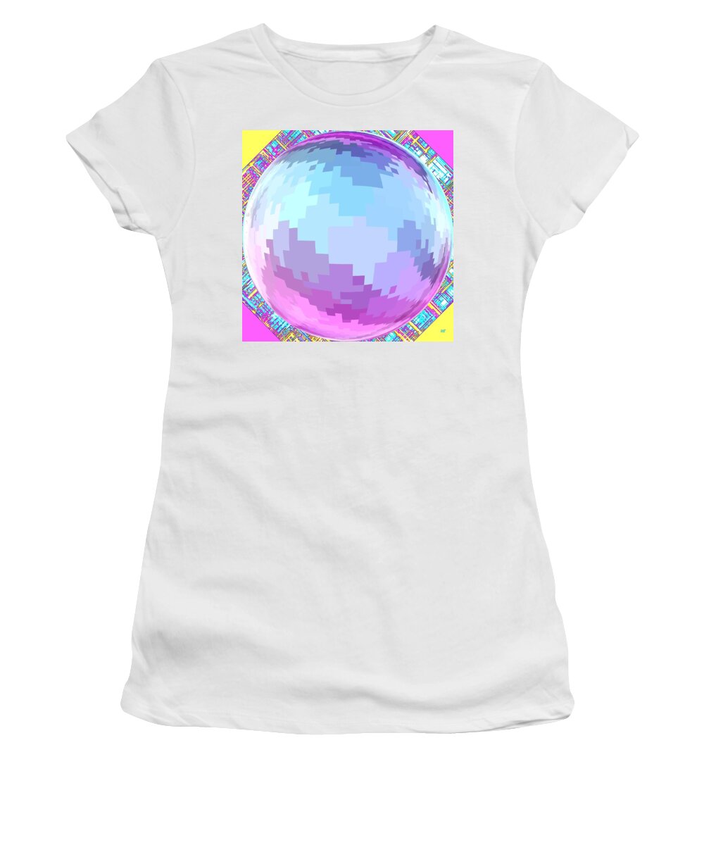 Abstract Women's T-Shirt featuring the digital art Harmony 4 by Will Borden