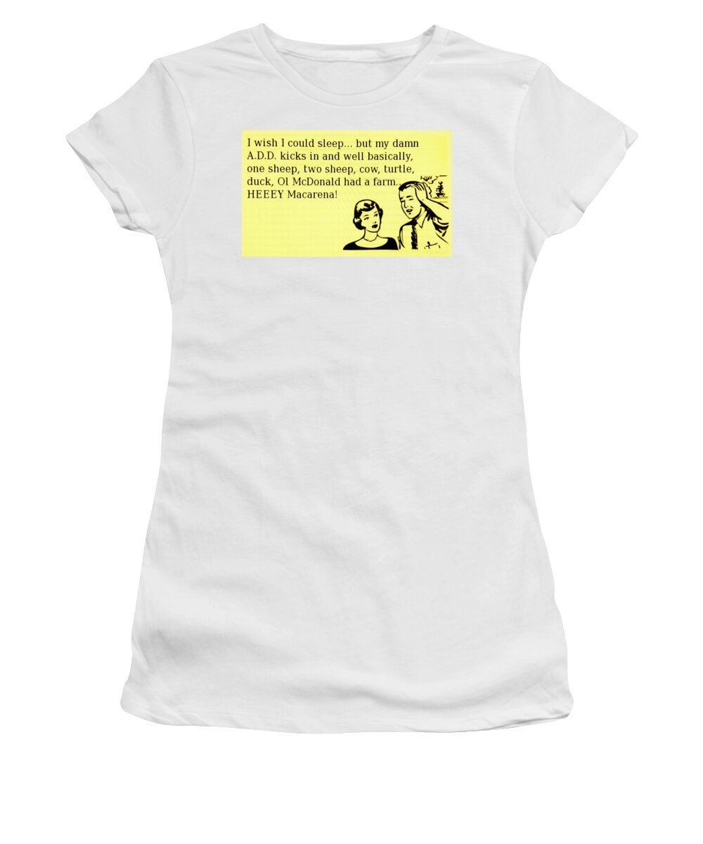 Comedy Women's T-Shirt featuring the photograph Heeey Macarena by Rob Hans