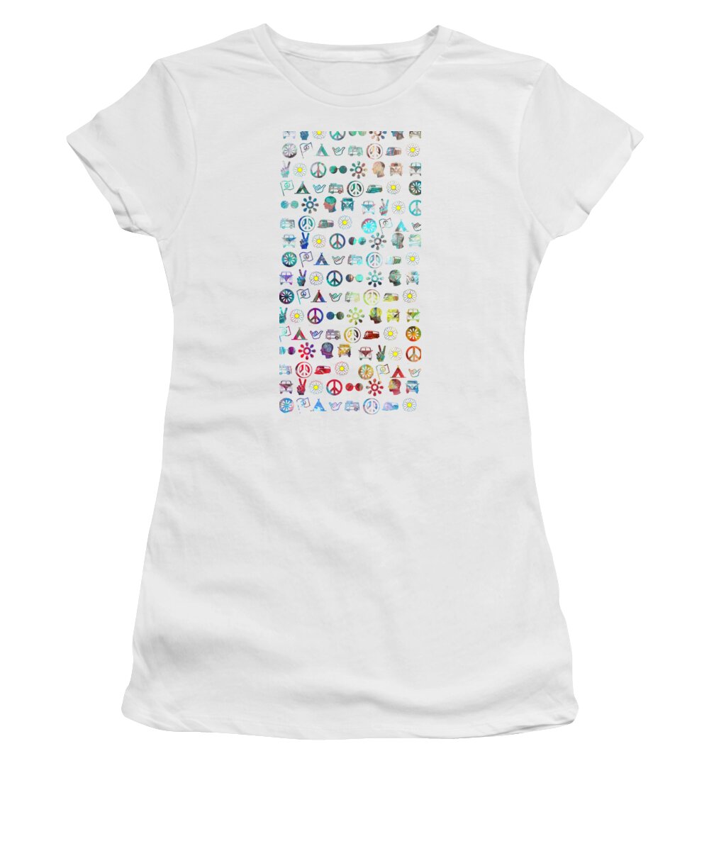 Hippy Women's T-Shirt featuring the photograph Hippy Chick Phone Case by Edward Fielding