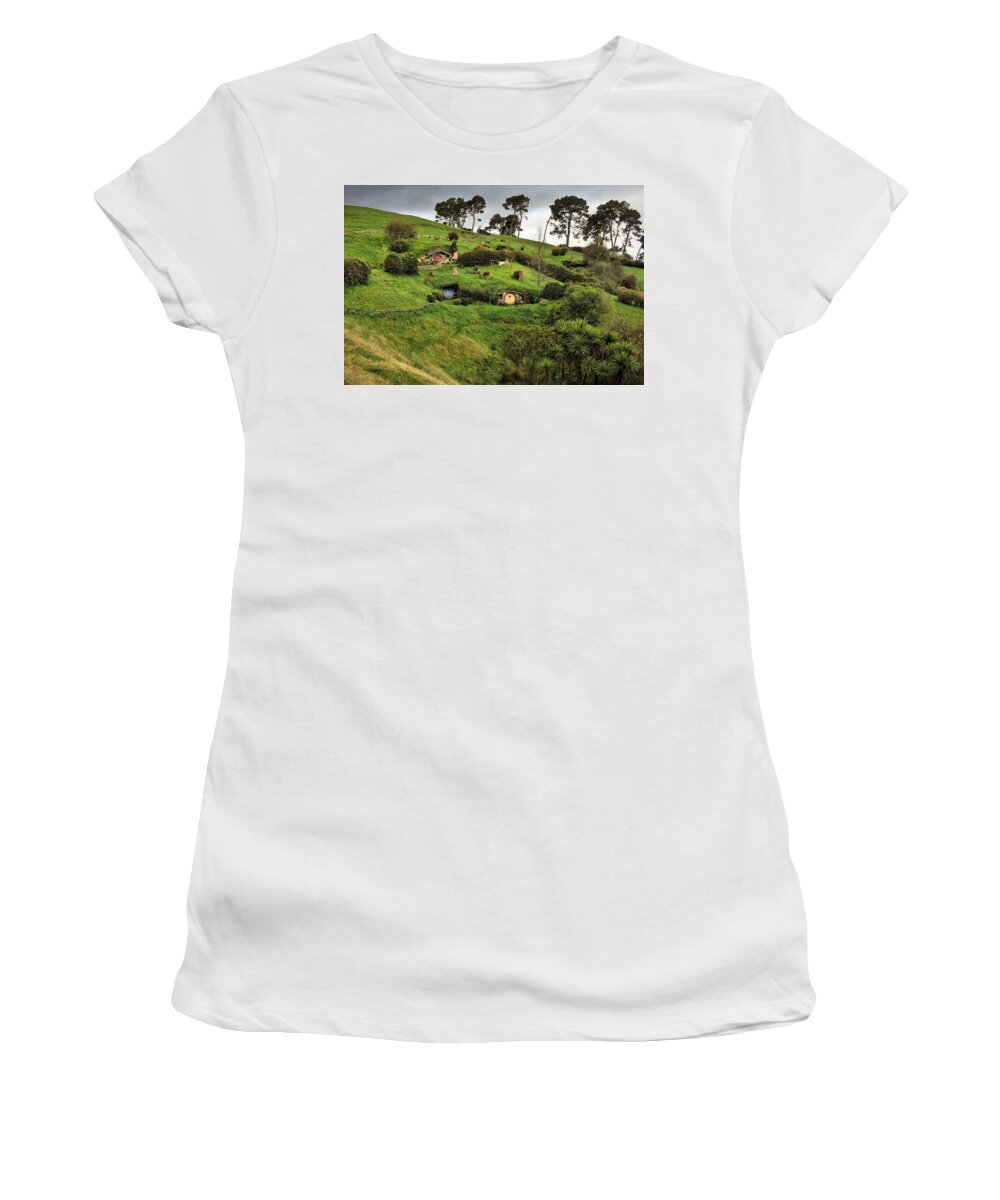 Photograph Women's T-Shirt featuring the photograph Hobbit Valley by Richard Gehlbach