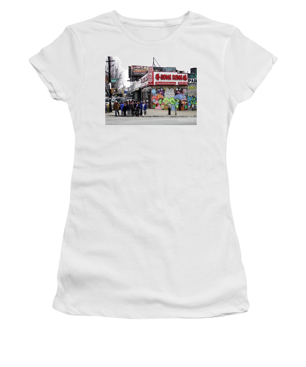 2014 Women's T-Shirt featuring the photograph Hong Kong Buffet by Cole Thompson
