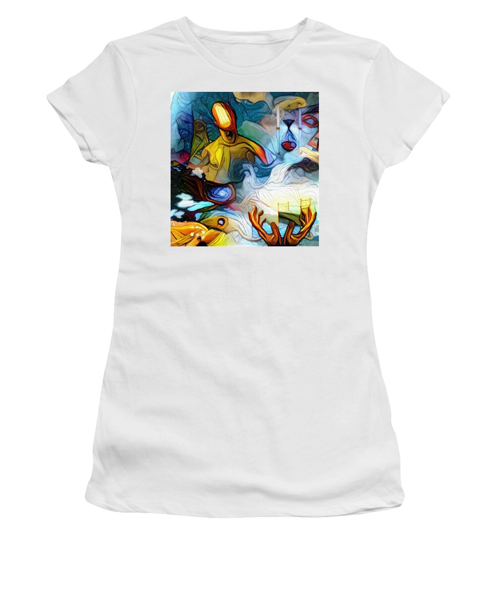 Relaxation Women's T-Shirt featuring the digital art Hopes and Dreams by Bruce Rolff