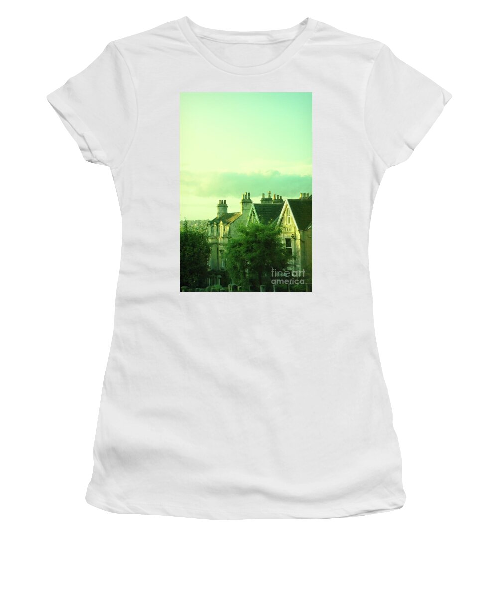 Village Women's T-Shirt featuring the photograph Houses by Jill Battaglia