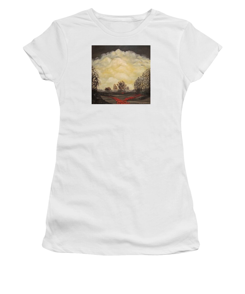 Landscape Women's T-Shirt featuring the painting I had a dream by John Stuart Webbstock