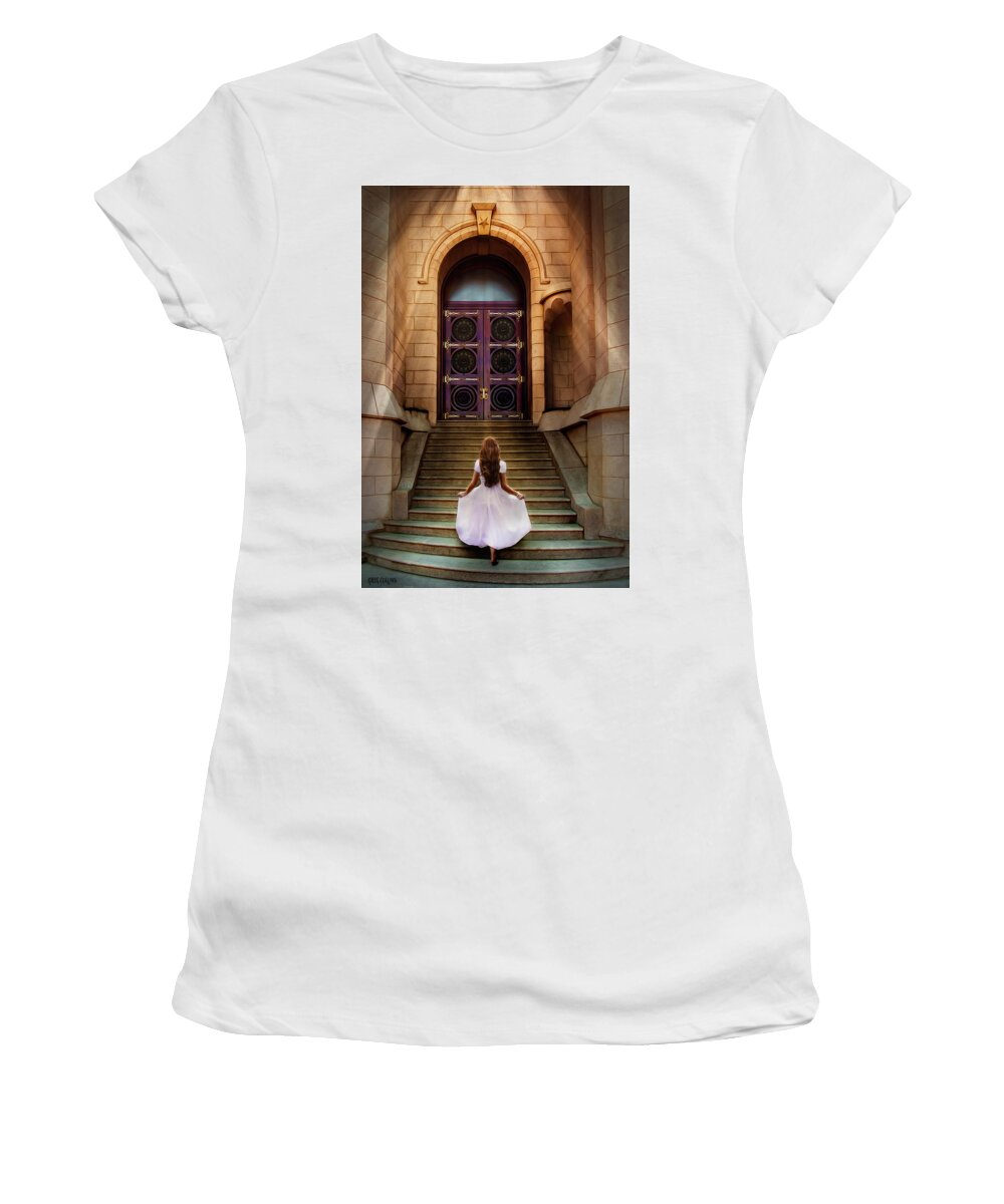 Lds Women's T-Shirt featuring the painting I'm Going There Some Day by Greg Collins
