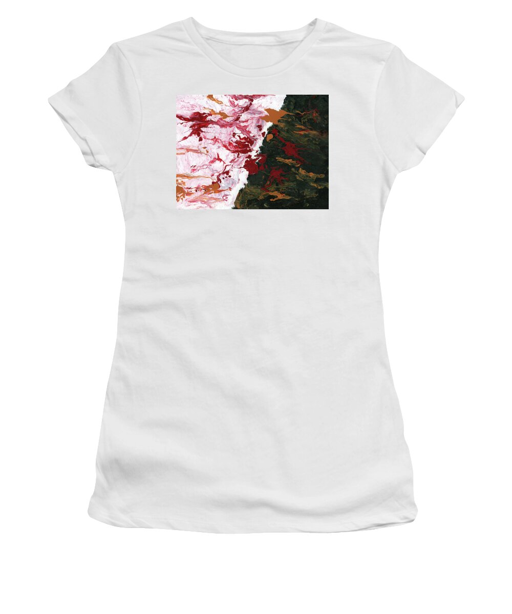 Abstract Women's T-Shirt featuring the painting In a Moment by Matthew Mezo