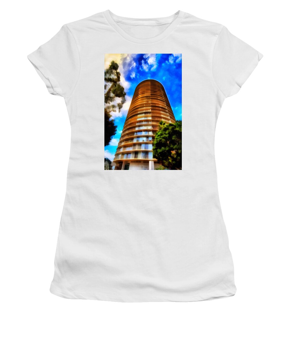 Architecture Women's T-Shirt featuring the photograph International Tower by Joseph Hollingsworth