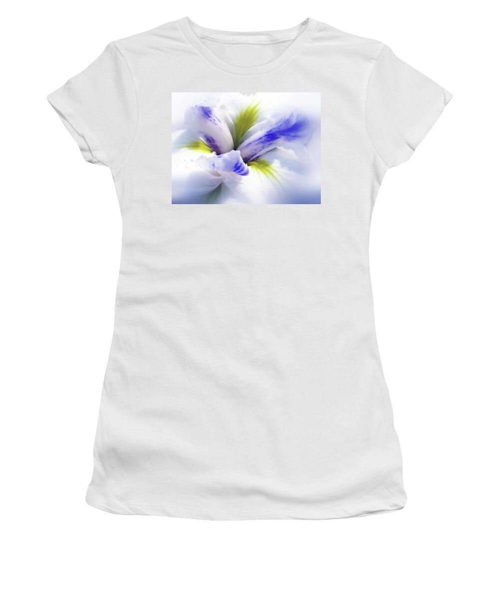 Flowers Women's T-Shirt featuring the photograph Iris Spring by Jessica Jenney
