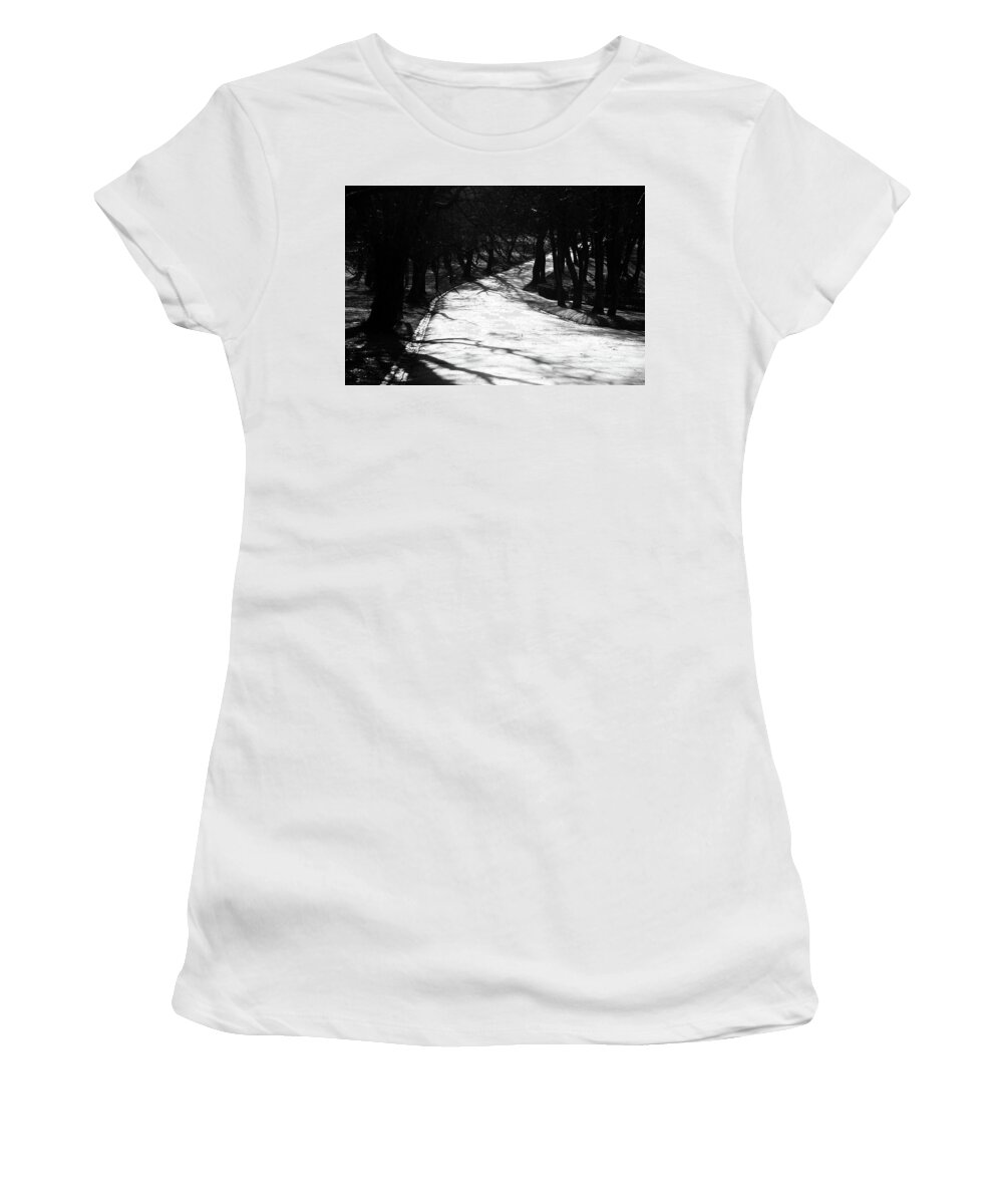 Bradford Women's T-Shirt featuring the photograph It's A Start As All Things by Jez C Self