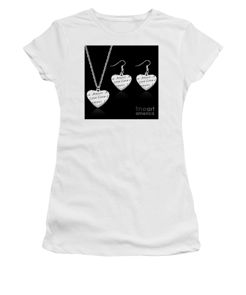 Jewelry Women's T-Shirt featuring the mixed media Jewelry 22 by Dcross International