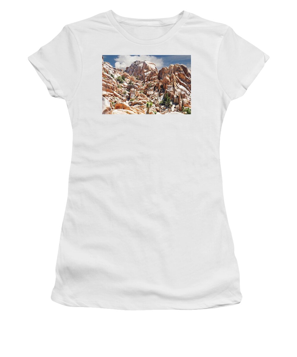 Joshua Tree National Park Women's T-Shirt featuring the photograph Joshua Tree National Park - Natural Monument by Glenn McCarthy Art and Photography