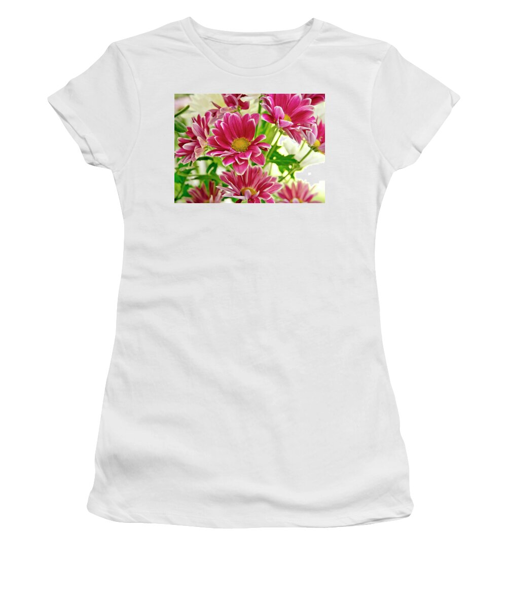 Daisy-like Women's T-Shirt featuring the photograph Just daintiness. by Elena Perelman