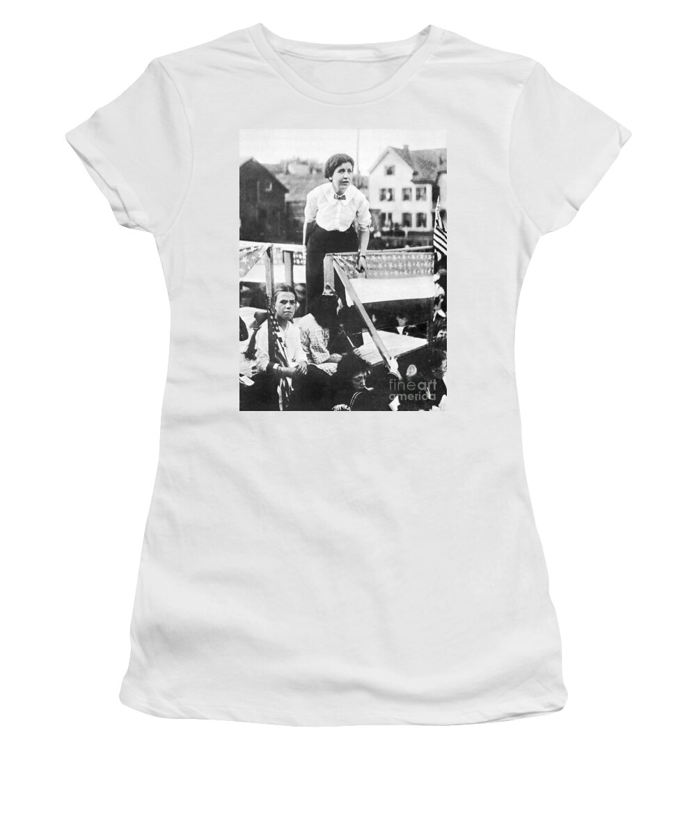 1912 Women's T-Shirt featuring the photograph Labor Strike, 1912 by Granger