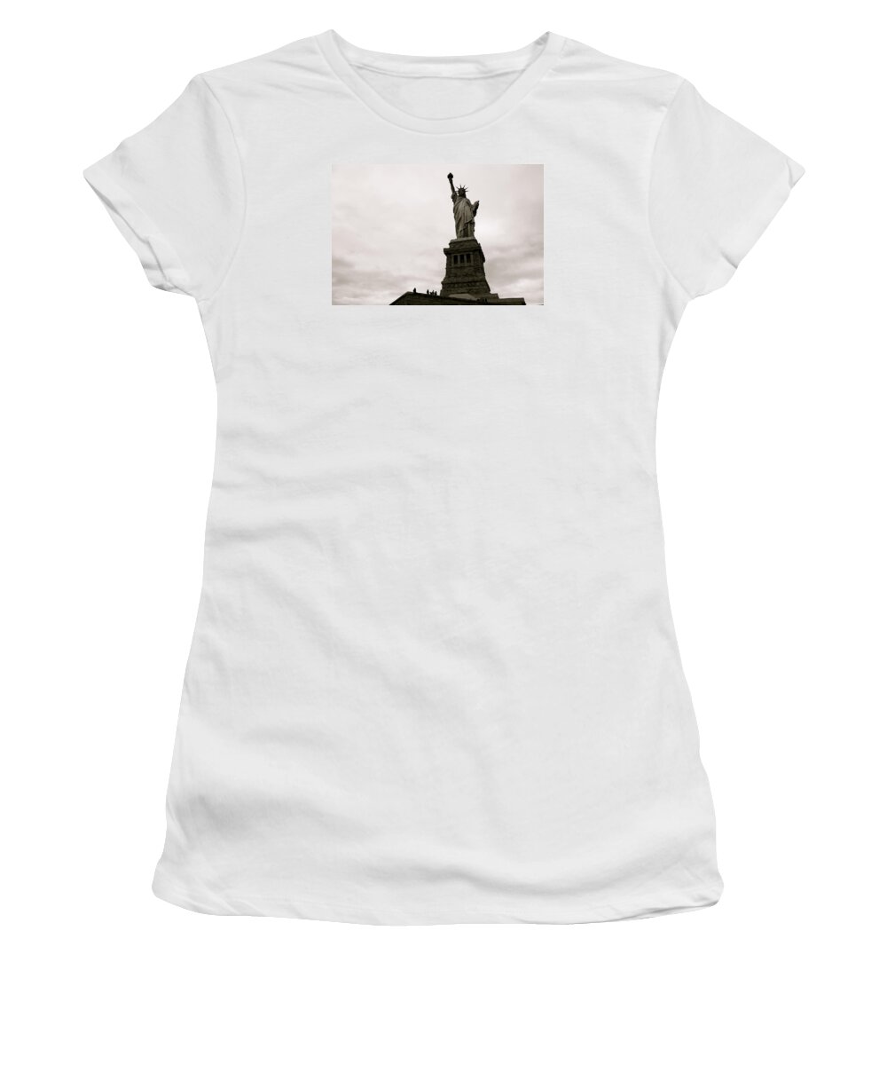 Icon Women's T-Shirt featuring the photograph Lady Liberty by Mark Nowoslawski