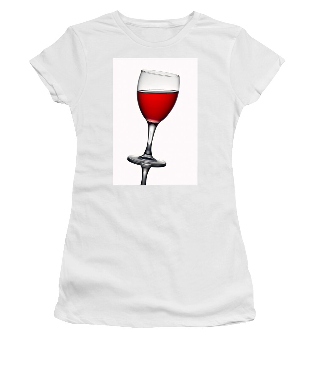 Alcohol Women's T-Shirt featuring the photograph Leaning by Gert Lavsen