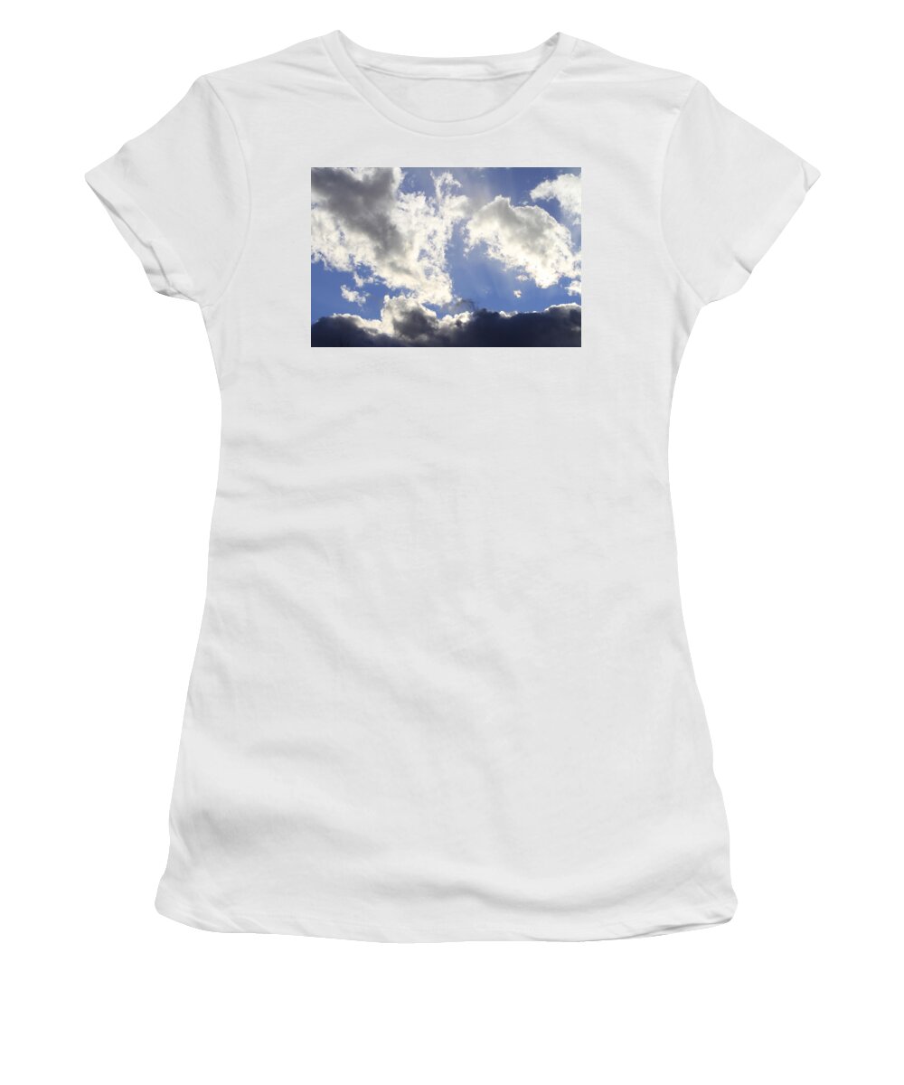 Sky Women's T-Shirt featuring the photograph Let the Sun Shine by Shoal Hollingsworth