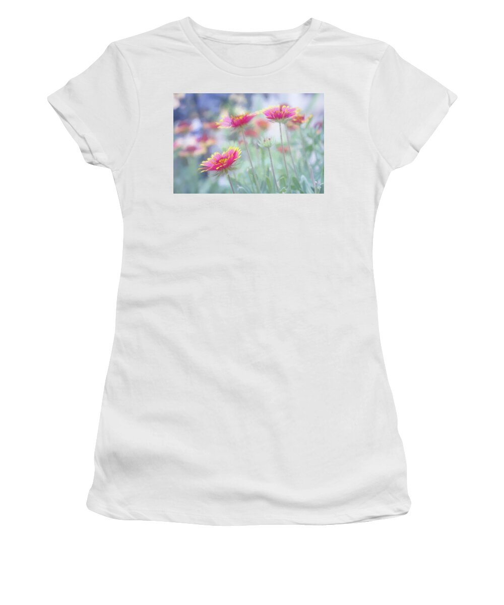 Summer Women's T-Shirt featuring the digital art Light and Leaning by Terry Davis