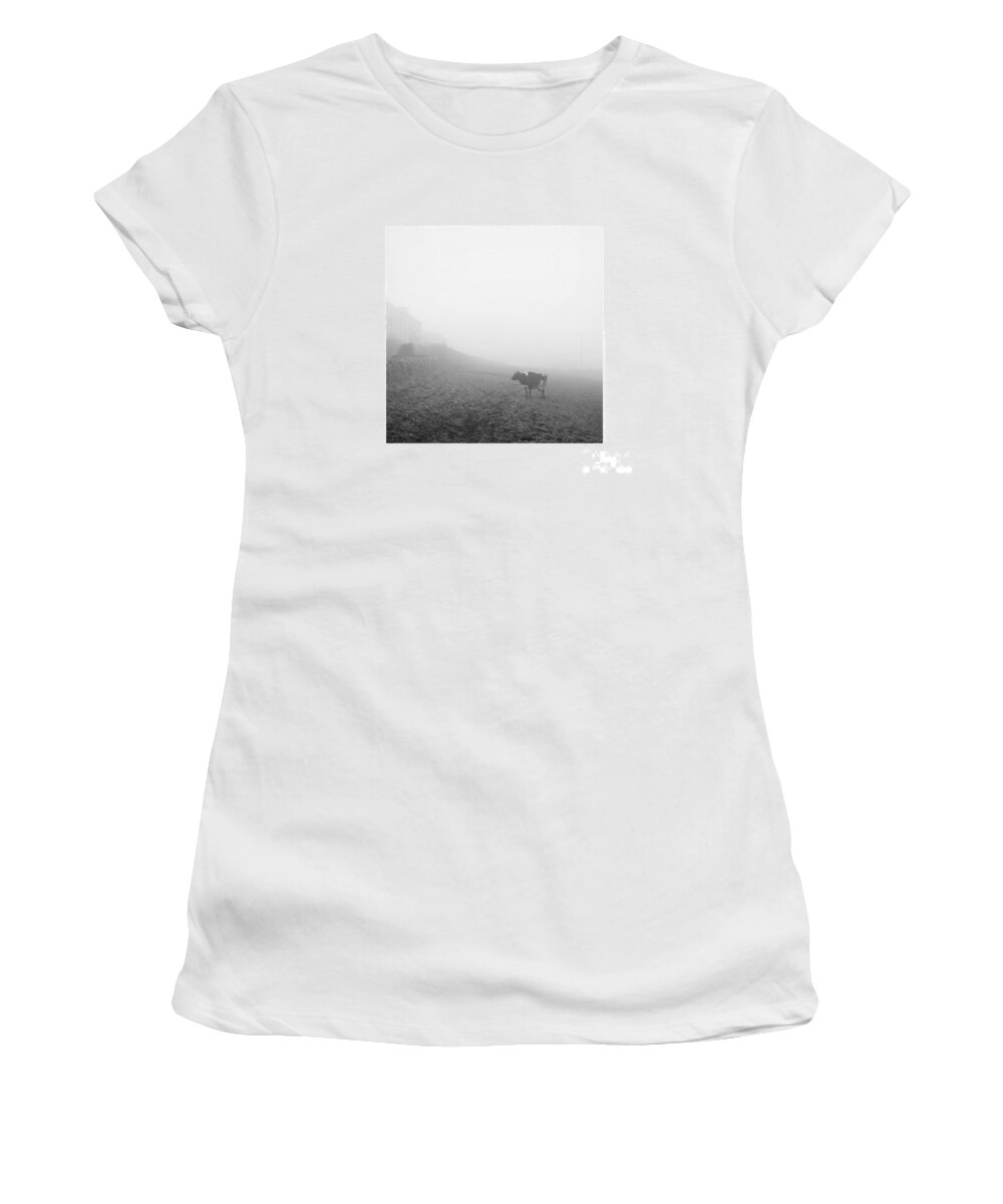 Lighter Than Black Women's T-Shirt featuring the photograph Lighter Than Black - wish I had a house by Paul Davenport