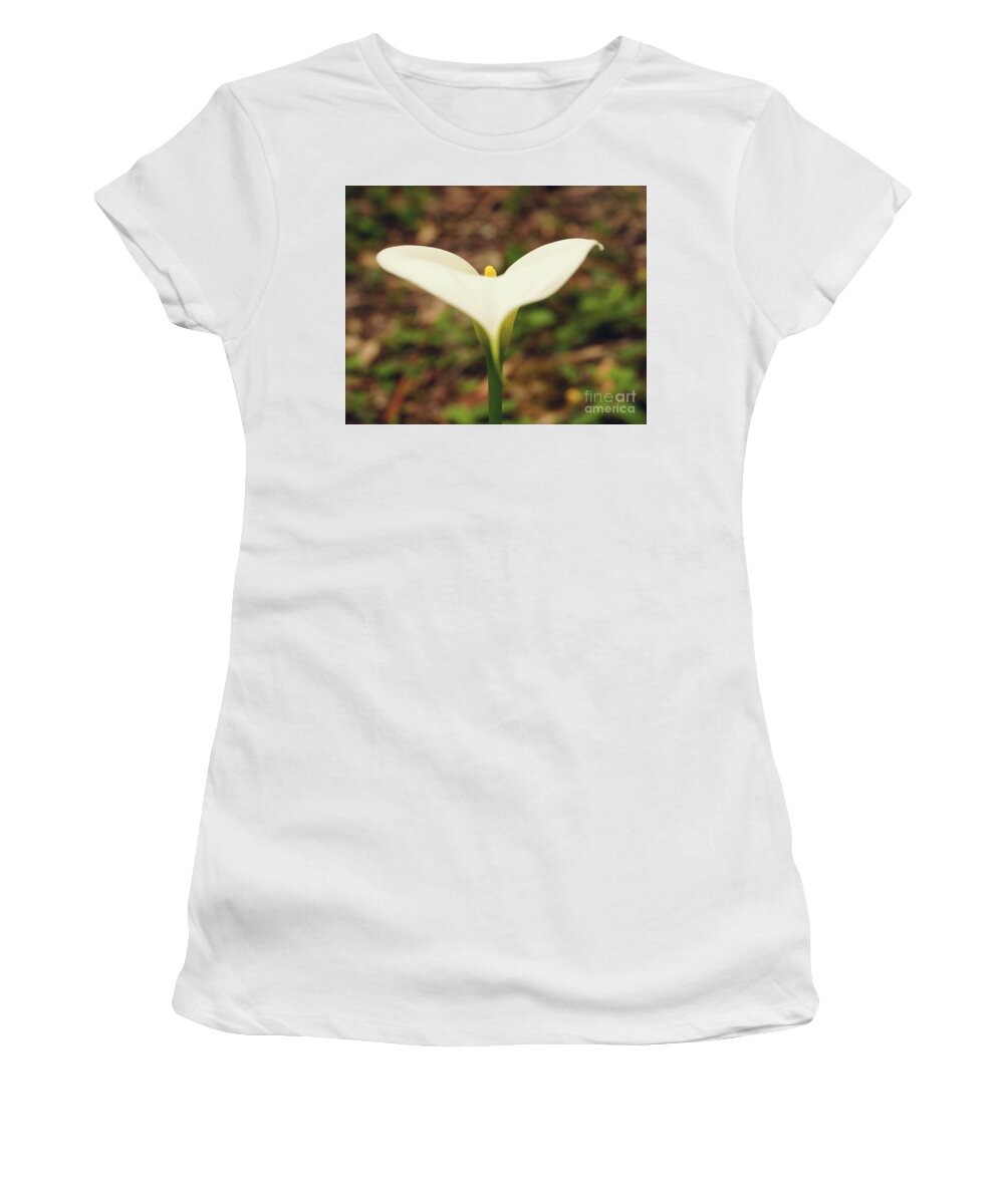 Heart Women's T-Shirt featuring the photograph Lily of the Valley by Cassandra Buckley