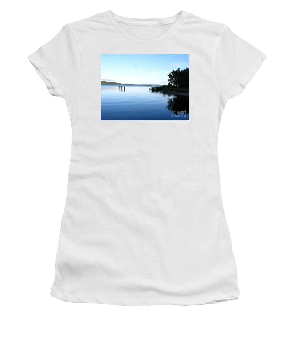 Loch Lomond Women's T-Shirt featuring the photograph Loch Lomond by Mini Arora