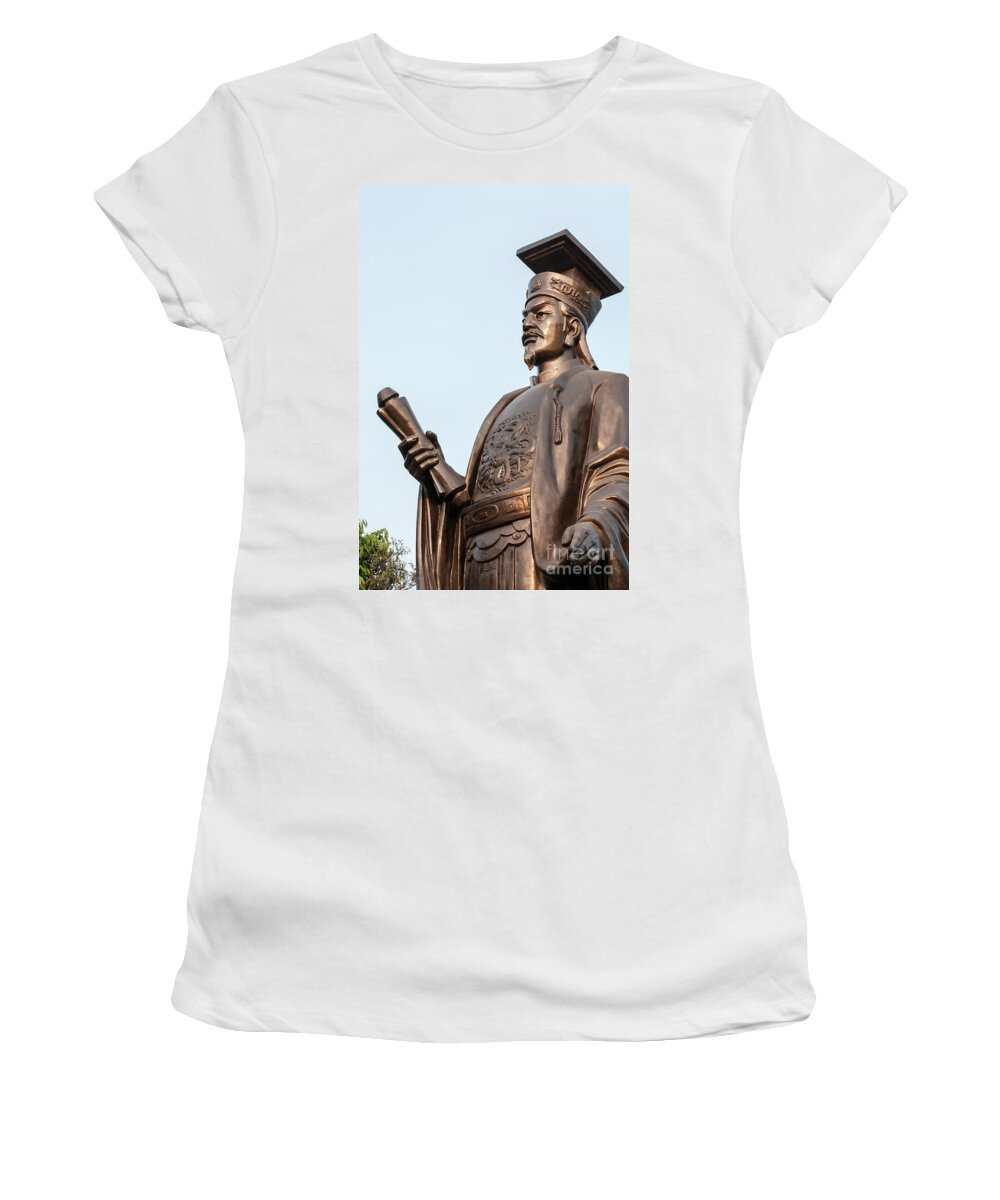 Vietnam Women's T-Shirt featuring the photograph Ly Thai To Statue 04 by Rick Piper Photography