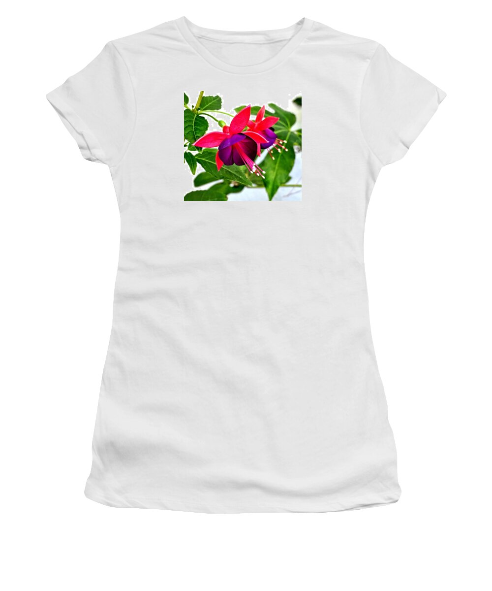Flowers Women's T-Shirt featuring the photograph Magic Dancers by Brad Hodges