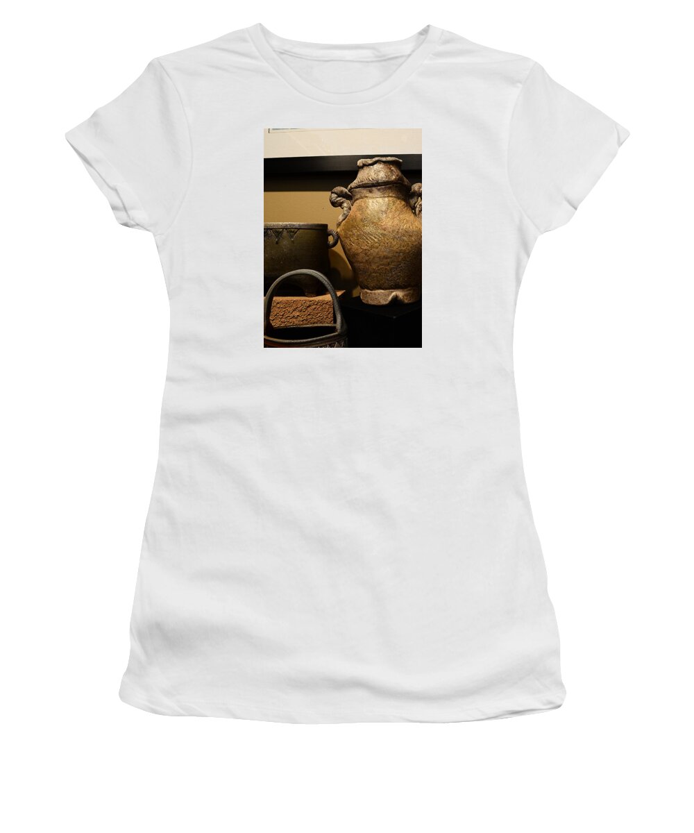 Ceramics Women's T-Shirt featuring the photograph Mak_ell 8594 by Char Szabo-Perricelli