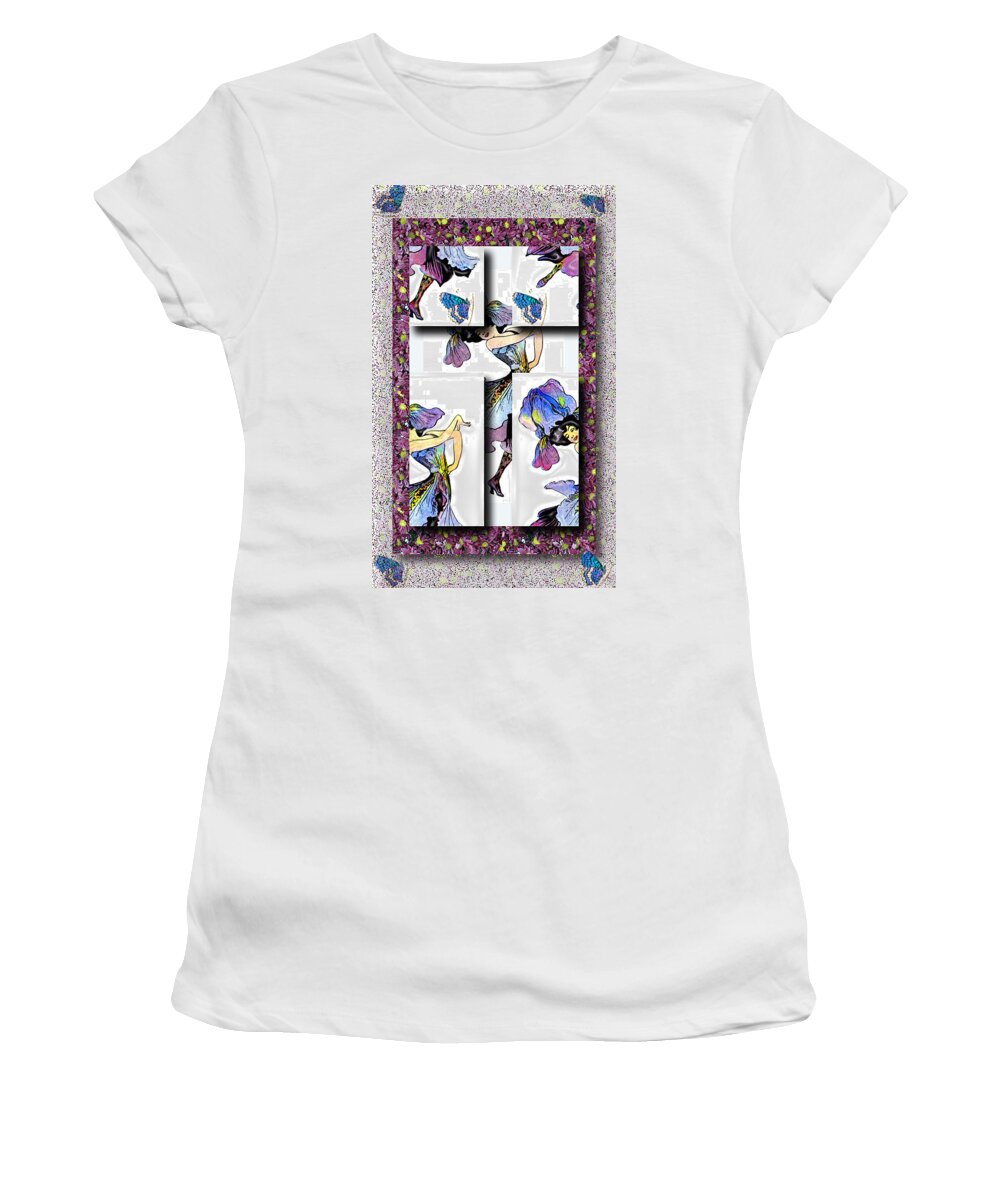 May Day Women's T-Shirt featuring the photograph May Day Dancer by Marie Jamieson