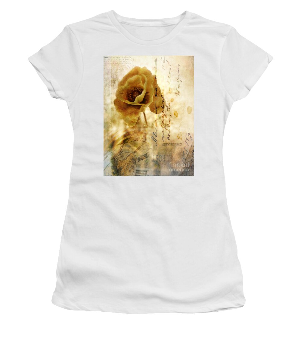 Memories Women's T-Shirt featuring the photograph Memories and time by Silvia Ganora