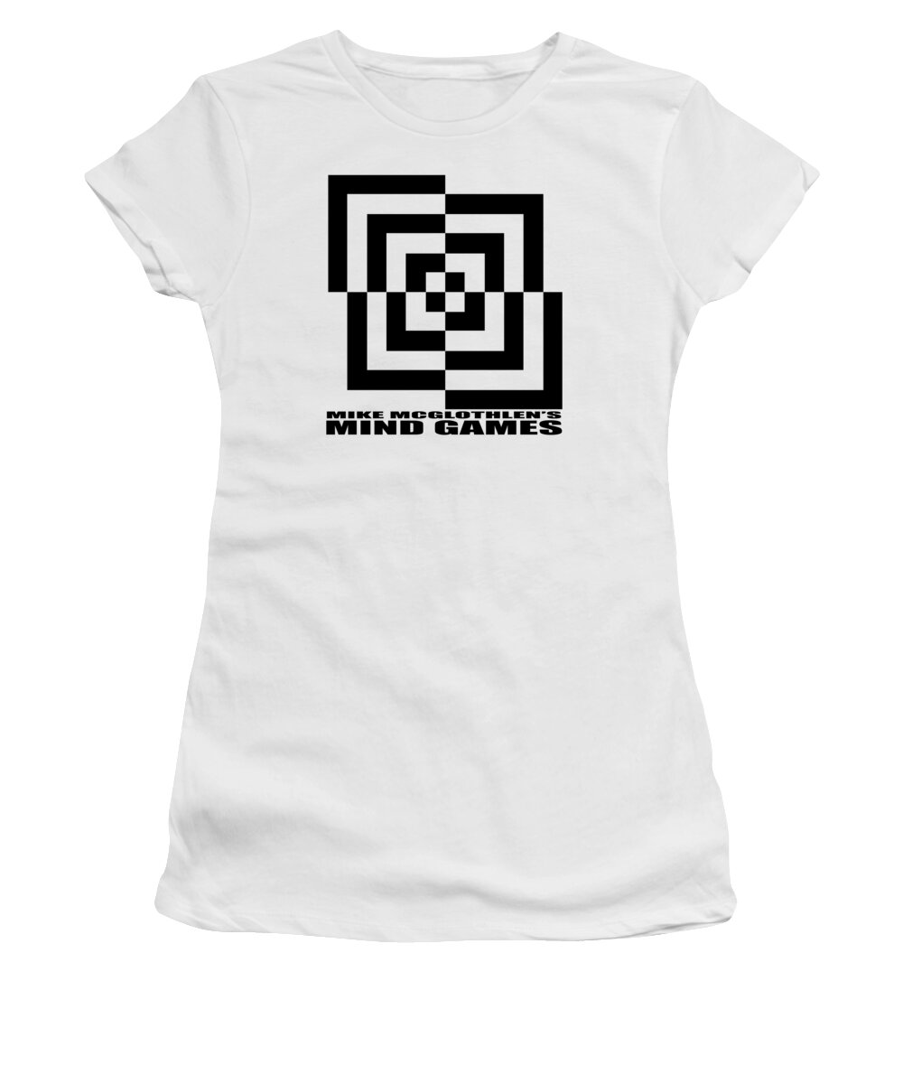 T-shirt Women's T-Shirt featuring the digital art Mind Games 10SE by Mike McGlothlen