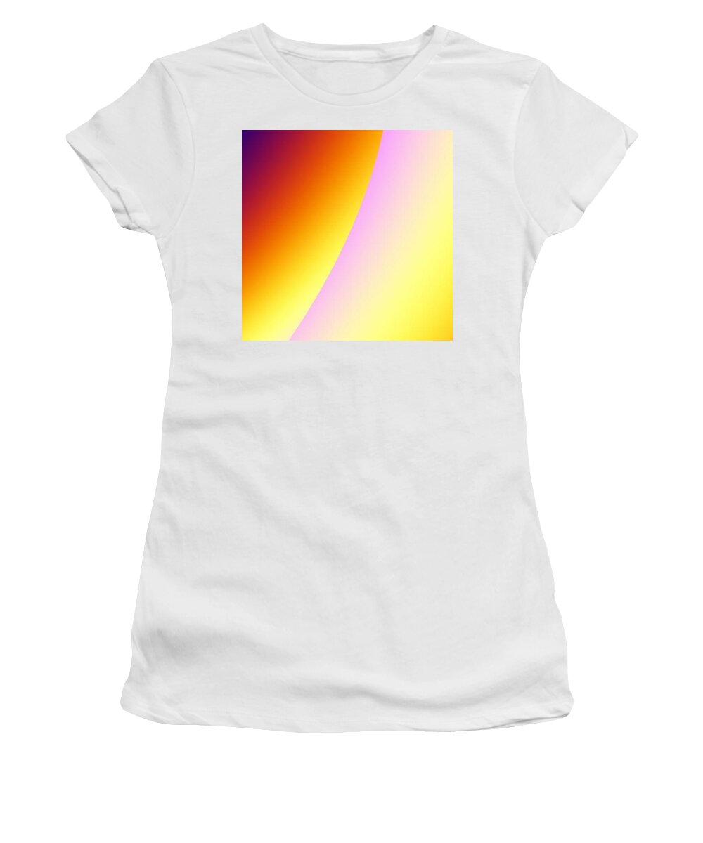 Digital Art Women's T-Shirt featuring the digital art Moon II by Dragica Micki Fortuna