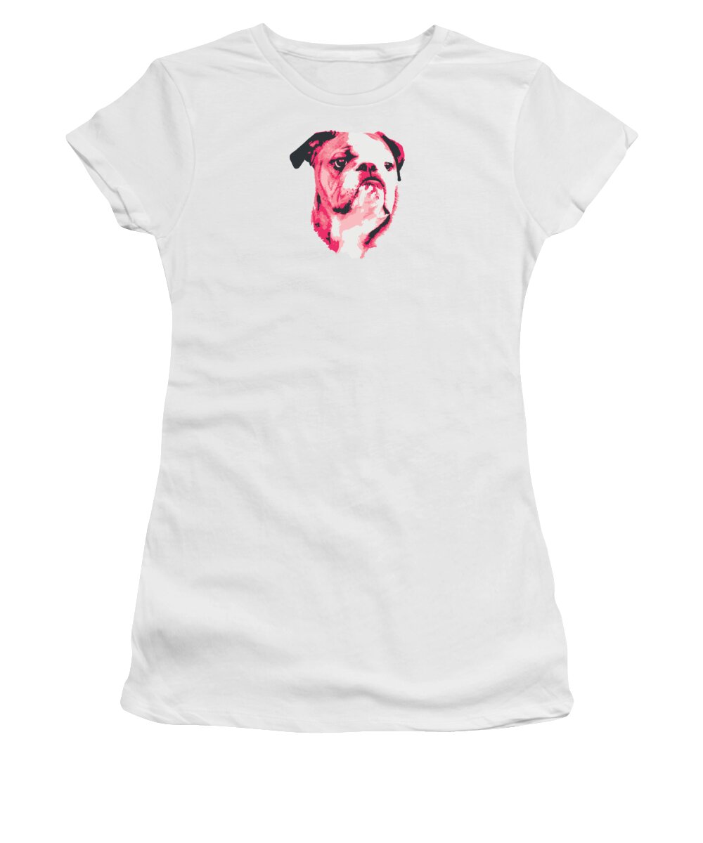 Dog Women's T-Shirt featuring the photograph Moosie in Color by Lori Knisely
