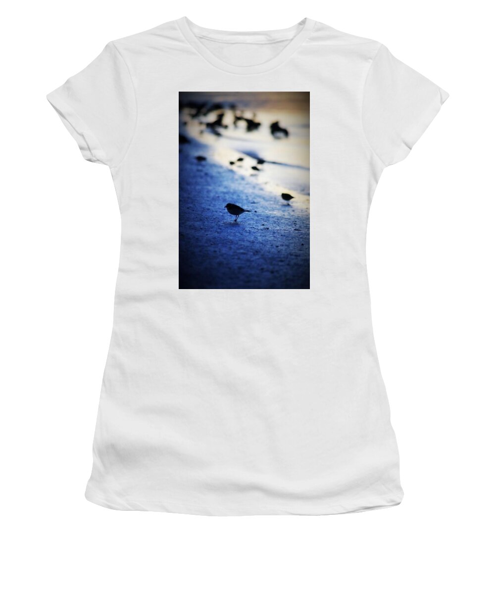 Bird Women's T-Shirt featuring the photograph Morning by Stoney Lawrentz