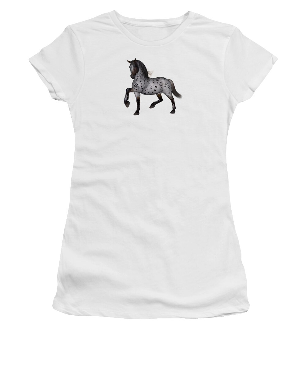 Horse Women's T-Shirt featuring the digital art Mystic by Betsy Knapp