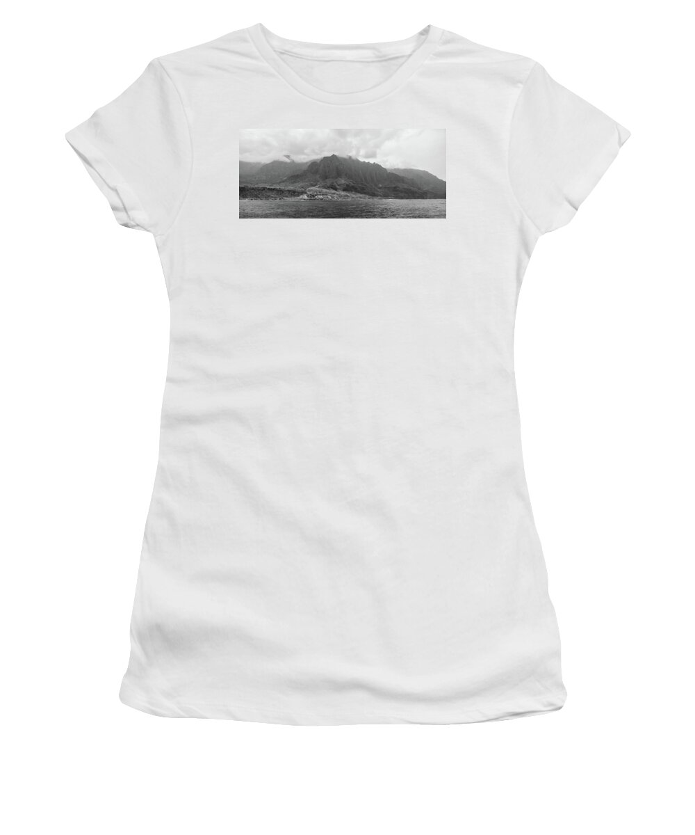 Napali Coast Women's T-Shirt featuring the photograph Napali Coast by Jason Wolters