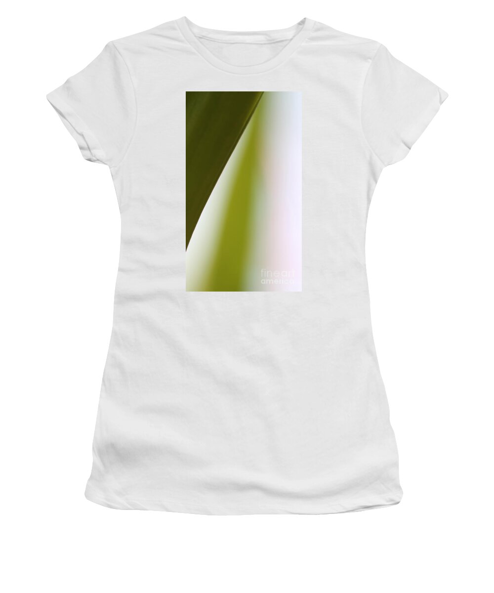 Abstract Art Women's T-Shirt featuring the photograph Natures Swerve by Amanda Barcon